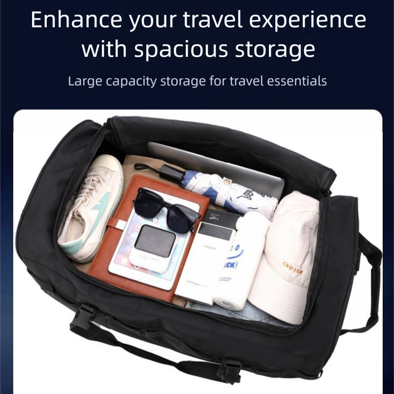Foldable Rolling Luggage Bag - Ağır Hizmet Tipi Katlanabilir Su Geçirmez