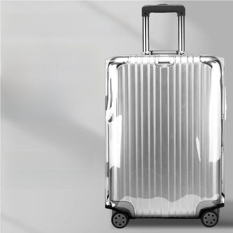 Luggage Protective Cover Transparent - Bagaj için Kalınlaştırılmış Koruyucu Kılıf Şeffaf