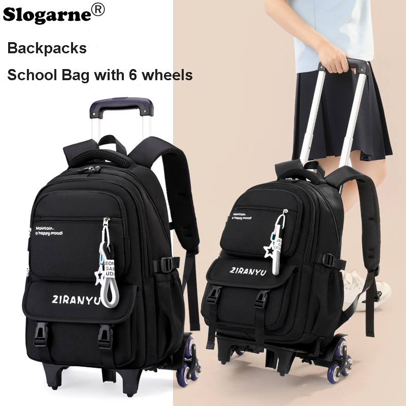 Foldable Rolling Luggage Bag - Öğrenci Sırt Çantası, Çocuklar İçin 2026