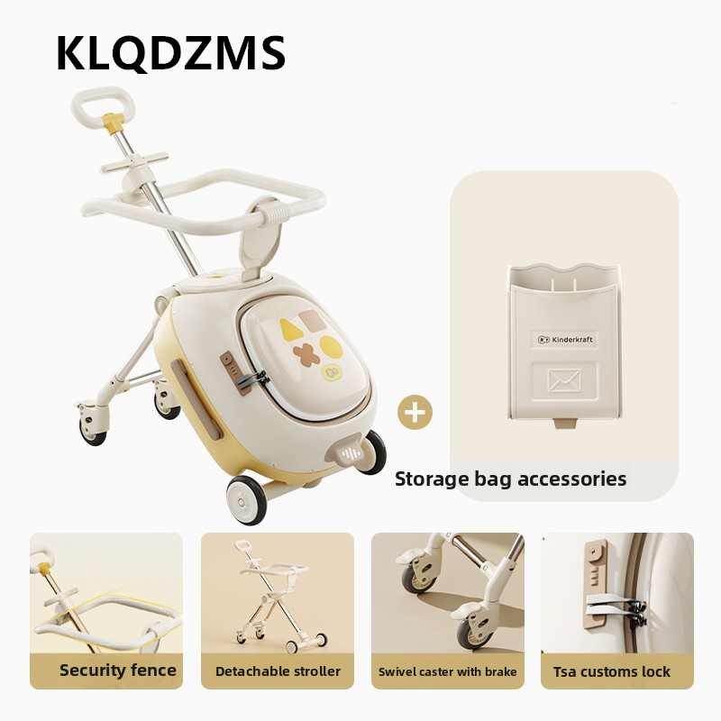 Spinner Wheel Rolling Suitcase 20 Inch - KLQDZMS ABS+PC Bavul Çocuk Yatılı Kutu