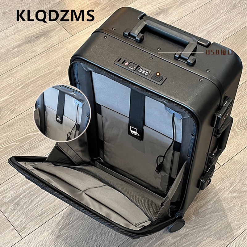KLQDZMS Oxford Kumaş Bavul Ön  - Spinner Wheel Rolling Suitcase 20 Inch incelemesi ve fiyatı
