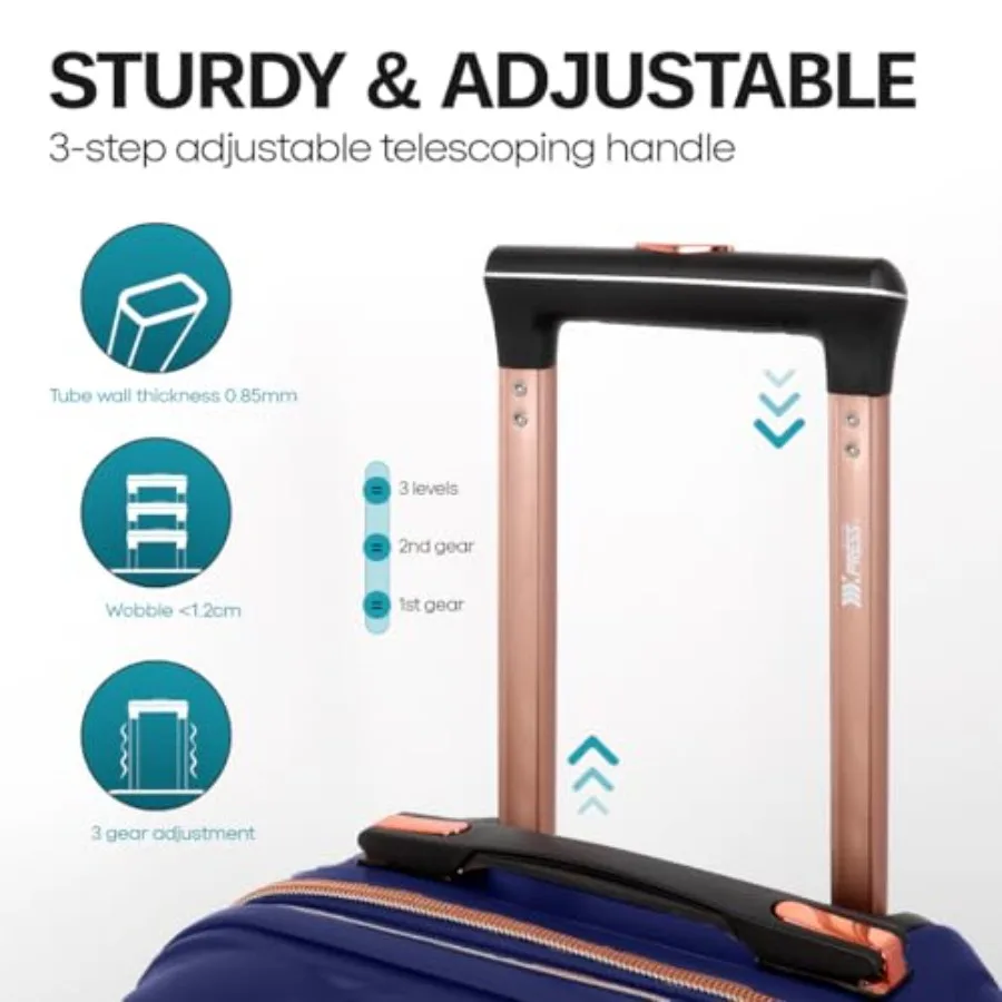 2 Parçalı Set, 14/20 inç Seyah - Expandable Hard Shell Luggage Set incelemesi ve fiyatı