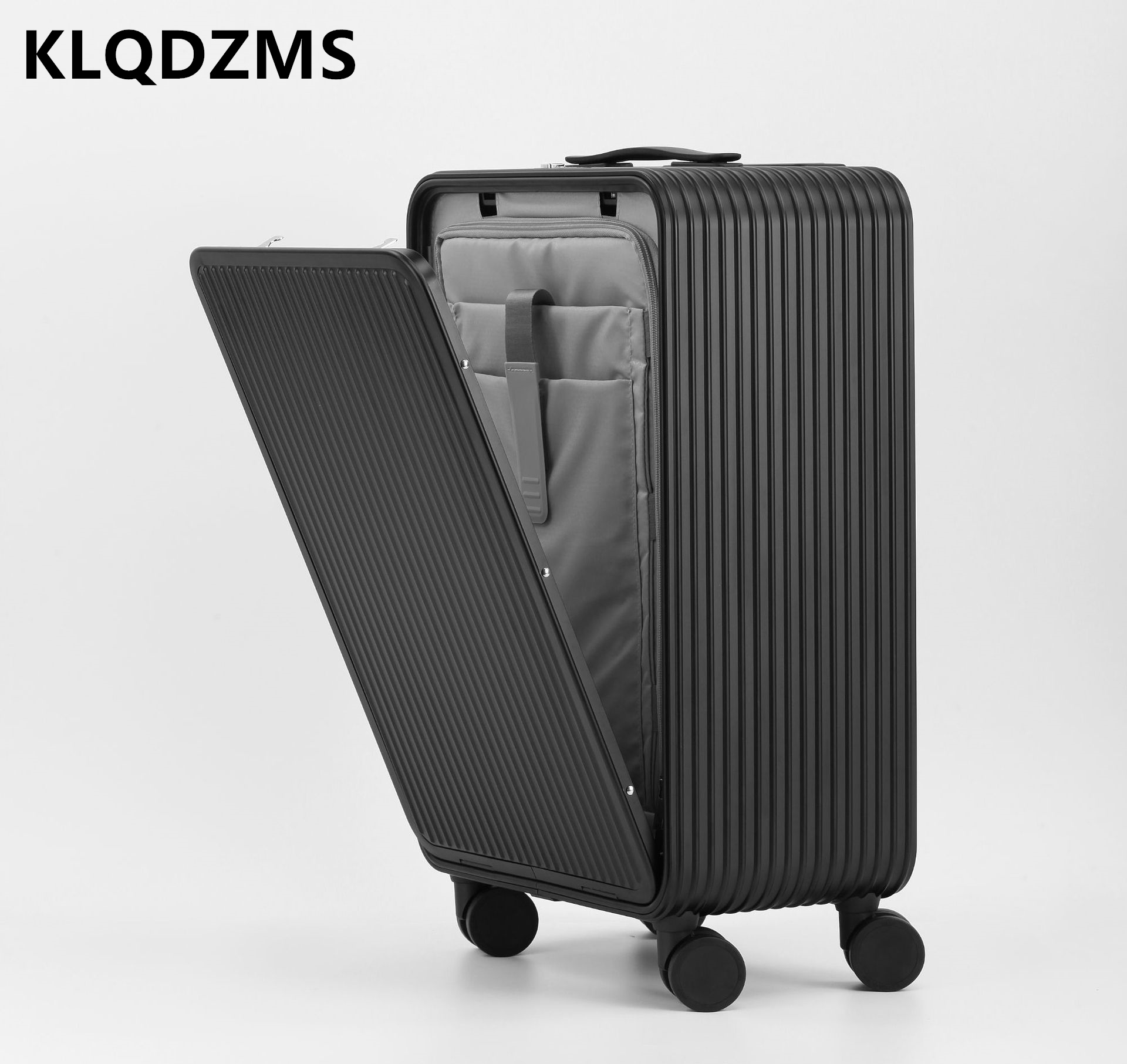 KLQDZMS Bagaj Tüm Alüminyum Ma - Front Opening Laptop Luggage 24 Inch incelemesi ve fiyatı